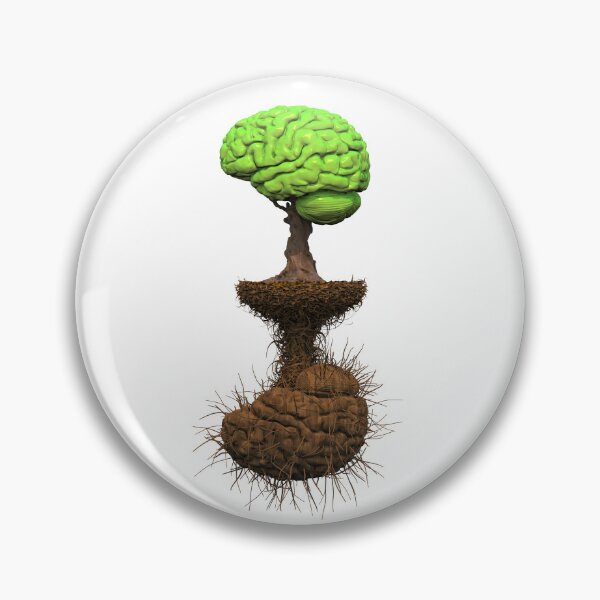 Item preview, Brain Tree With Roots designed and sold by Russell Kightley.