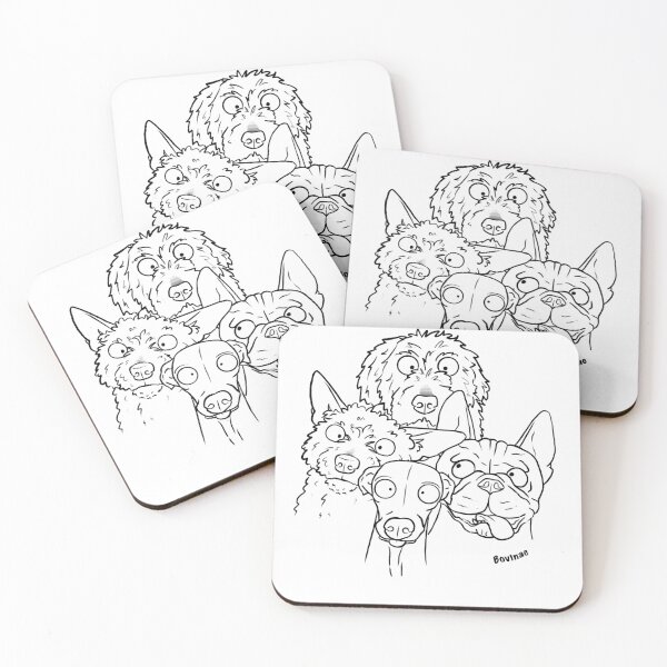 Item preview, Man’s best friend outline designed and sold by Bovinae Art.
