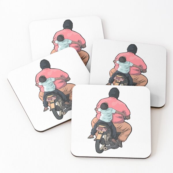 Item preview, Meme of the child on the motorcycle with a fat man designed and sold by Israelbeck7.