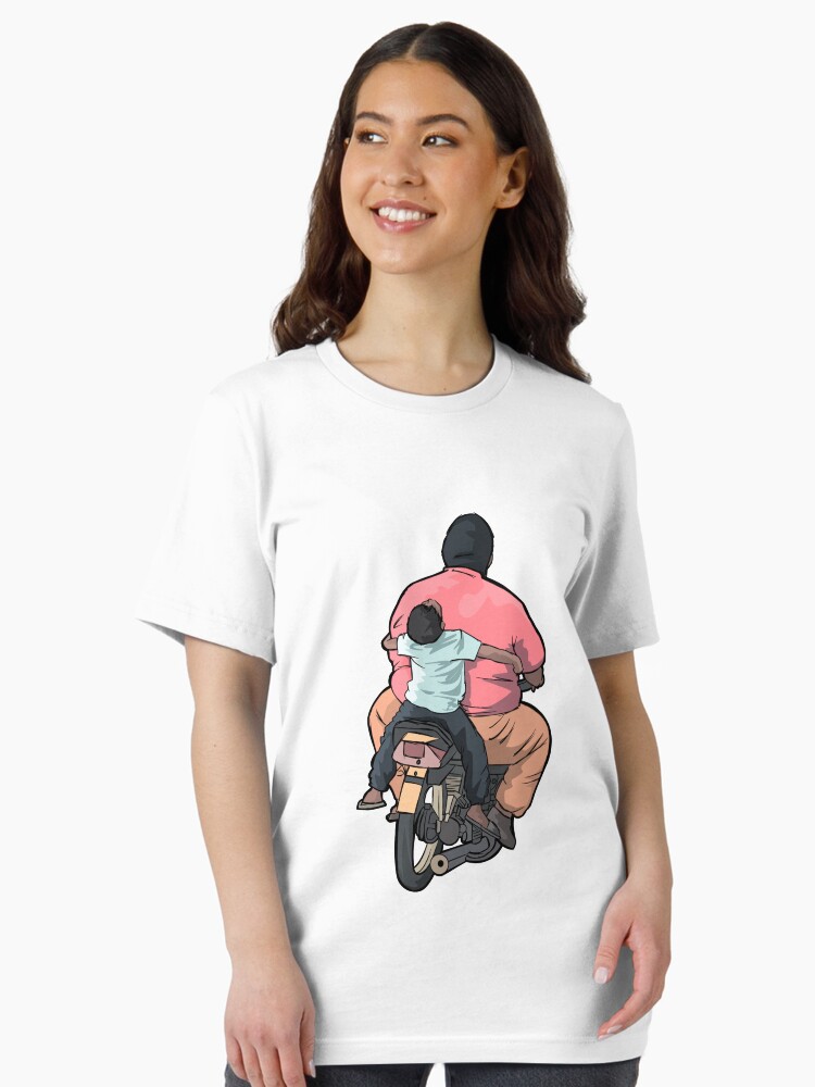 Camiseta esencial for Sale con la obra «Meme del niño en la moto