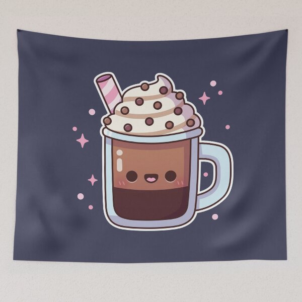 Item preview, Cute Iced Coffee With Whipped Cream designed and sold by rustydoodle.