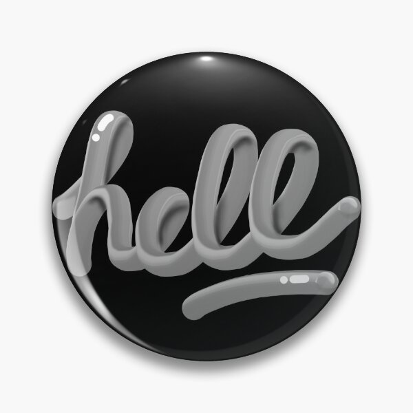 Item preview, Gray Hell Lettering designed and sold by AMGraphicStudio.