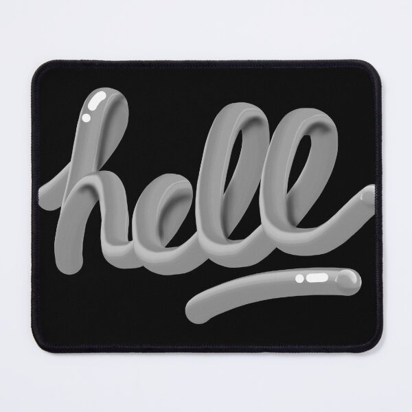 Item preview, Gray Hell Lettering designed and sold by AMGraphicStudio.