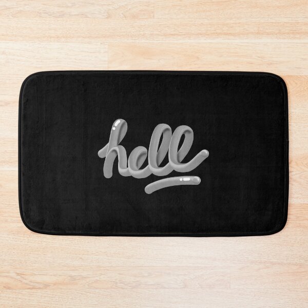 Item preview, Gray Hell Lettering designed and sold by AMGraphicStudio.