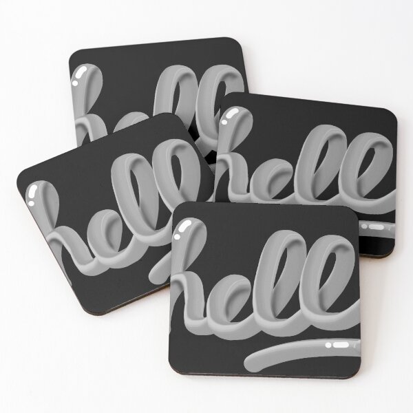 Item preview, Gray Hell Lettering designed and sold by AMGraphicStudio.