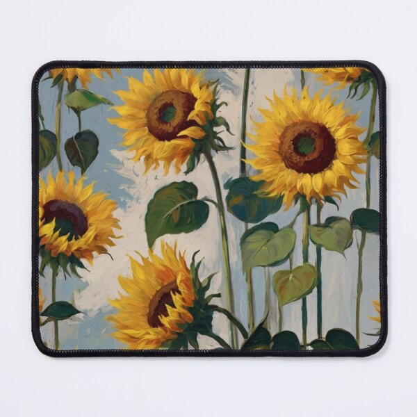 Item preview, Sunflower Art Abstract Acrylic Painting designed and sold by druidwolfart.