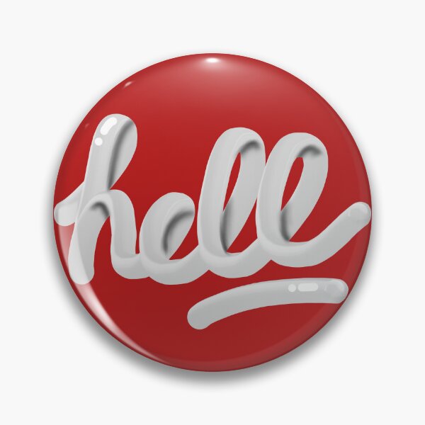 Item preview, White Hell Lettering designed and sold by AMGraphicStudio.