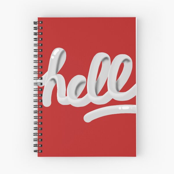 Item preview, White Hell Lettering designed and sold by AMGraphicStudio.