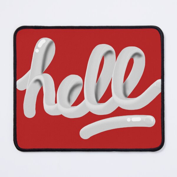 Item preview, White Hell Lettering designed and sold by AMGraphicStudio.