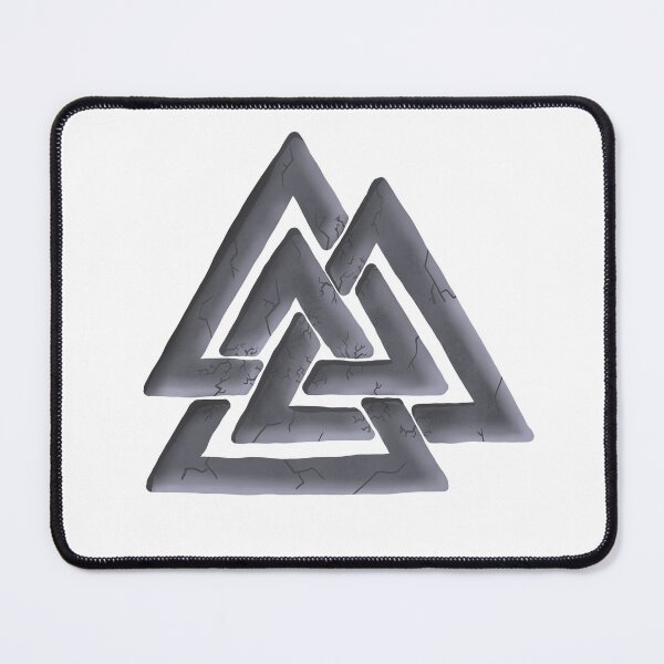 Aperçu de l'œuvre Pierre fissurée Valknut créée et vendue par MasterWolock.