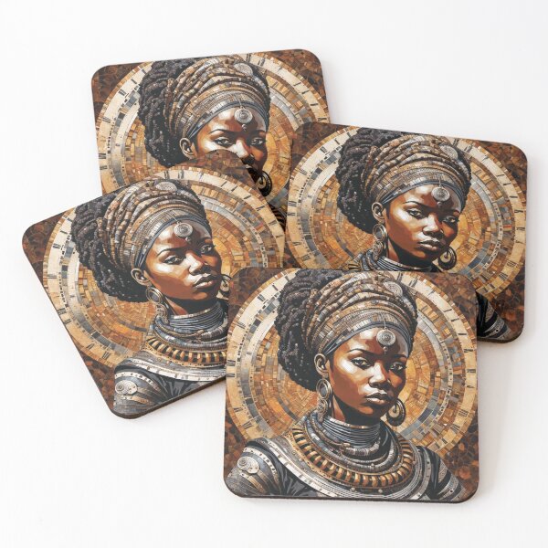 Item preview, Afrofuturist woman 2 designed and sold by O-and-Co.