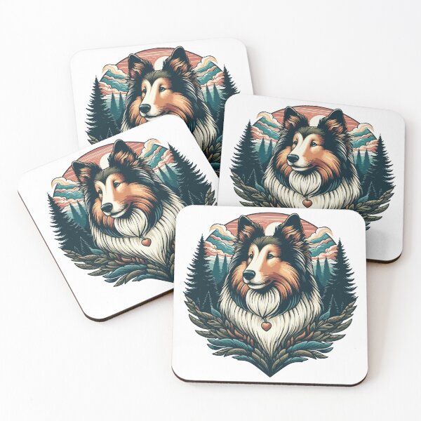 Item preview, Pocono Sable Sheltie Sunset Pup designed and sold by bjrocket89.