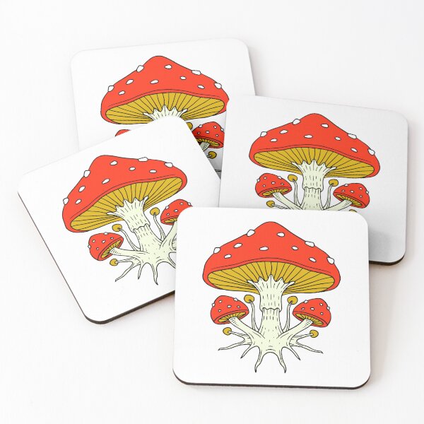 Item preview, High Contrast Colorful Mushroom designed and sold by WilliamSRamsey.