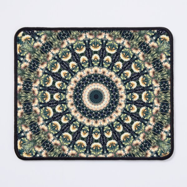 Item preview, Floral Good Vibes Mandala designed and sold by cr6zym1nd.