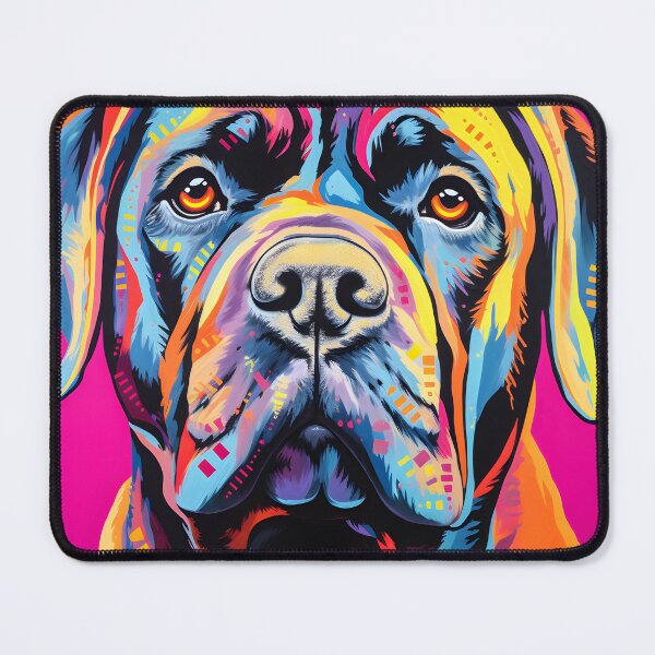 Item preview, Mastiff dog portraits drawing. animal colorful. Animal throw pillow. designed and sold by formform.