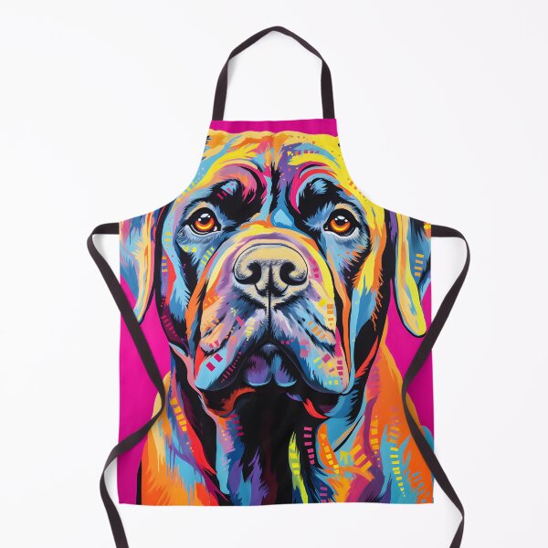 Item preview, Mastiff dog portraits drawing. animal colorful. Animal throw pillow.  designed and sold by formform.