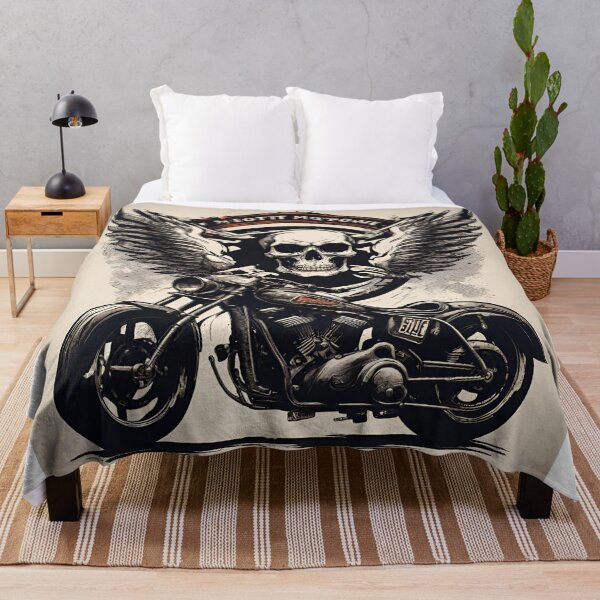Item preview, Bike and Skull illustration designed and sold by zehrinads.