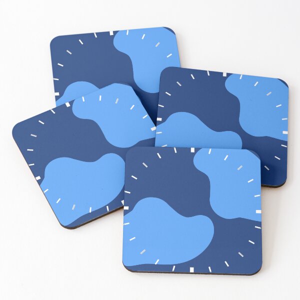 Item preview, Minimalist Clocks Dot | Blue designed and sold by PexelAlchemy.
