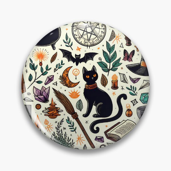 Item preview, Spooky Spells: Seamless Witchy Pattern for Halloween designed and sold by themoodpalette.