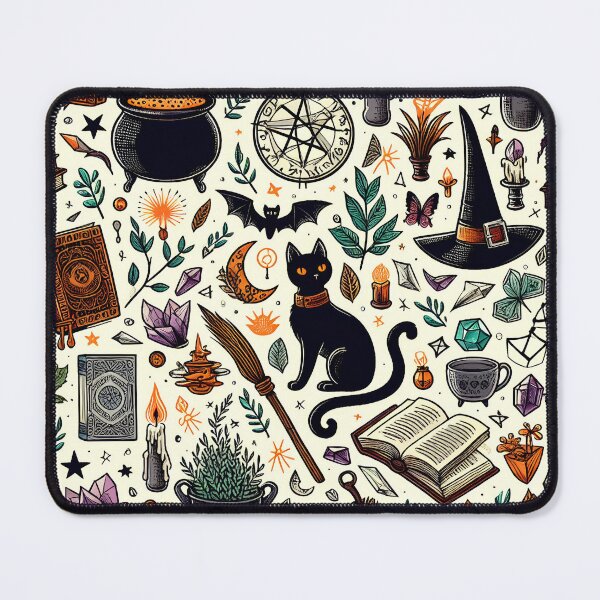 Item preview, Spooky Spells: Seamless Witchy Pattern for Halloween designed and sold by themoodpalette.
