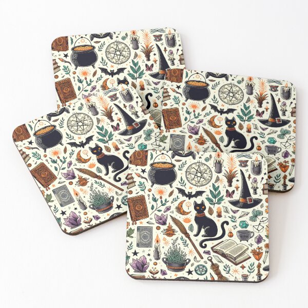 Item preview, Spooky Spells: Seamless Witchy Pattern for Halloween designed and sold by themoodpalette.