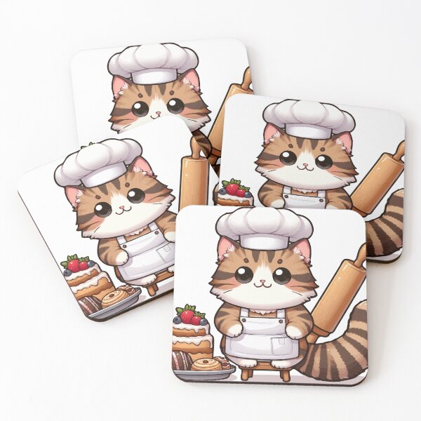 Item preview, Pastry Master Cat in Action designed and sold by Gacram.