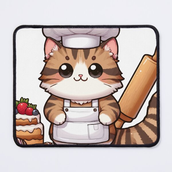 Item preview, Pastry Master Cat in Action designed and sold by Gacram.