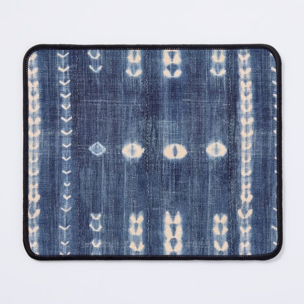 Item preview, mud cloth tie dye indigo blue and white designed and sold by Morrisseyfabric.