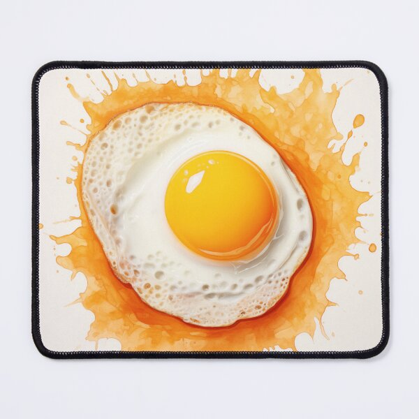 Item preview, fried egg painting designed and sold by WarmHeartedArt.