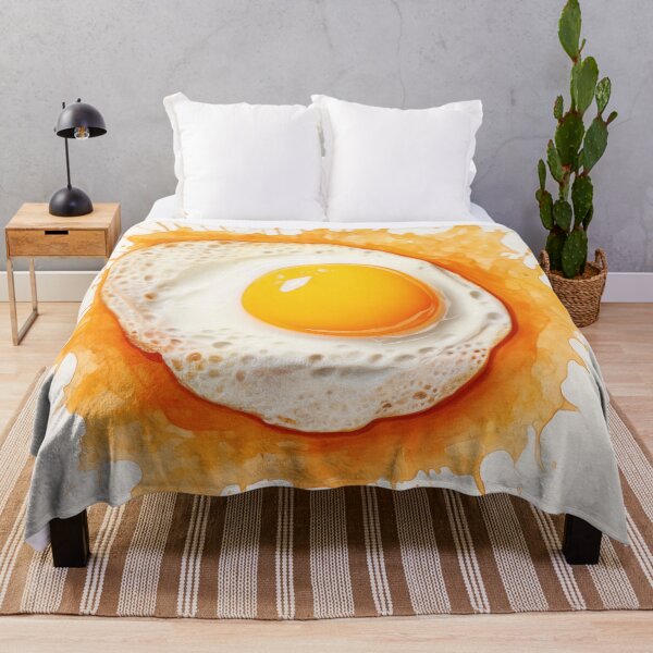 Item preview, fried egg painting  designed and sold by WarmHeartedArt.