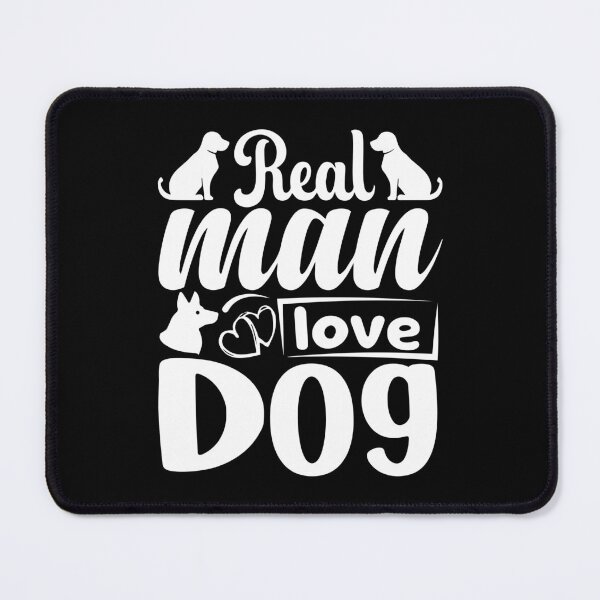 Item preview, Real Men Love Dogs Tee – Where Compassion and Strength Intersect designed and sold by WaggingTails97.