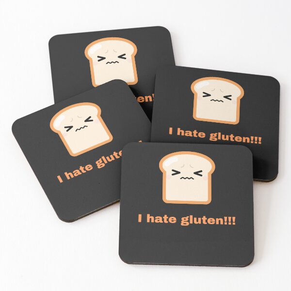 Item preview, I hate gluten!!! designed and sold by Blue Eye.