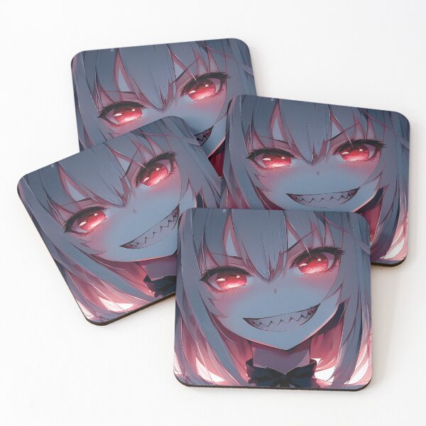 Item preview, Creepy Anime Girl Face Portrait designed and sold by ByteyCreatives.