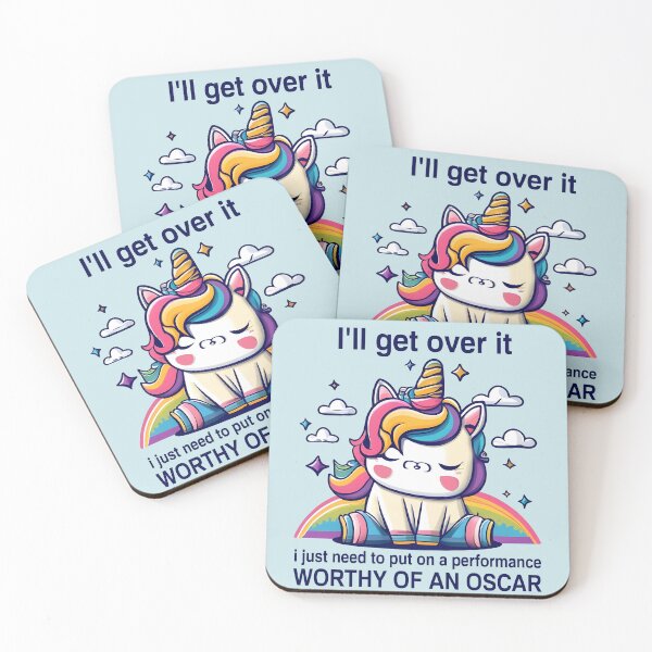 Item preview, I Just Need To Be Dramatic | Funny Unicorn Quote designed and sold by Verycutethings.