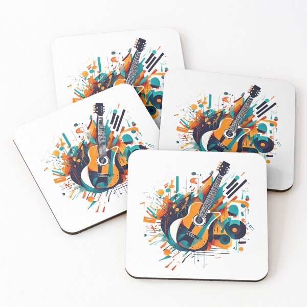 Item preview, Illustrated Guitar designed and sold by zehrinads.