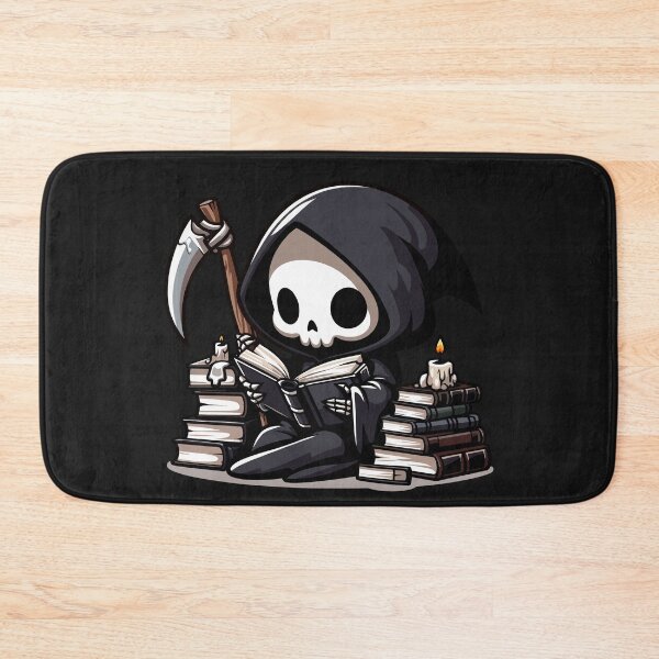Item preview, Cute Reaper Reading a Book designed and sold by Kawaii-n-Spice.