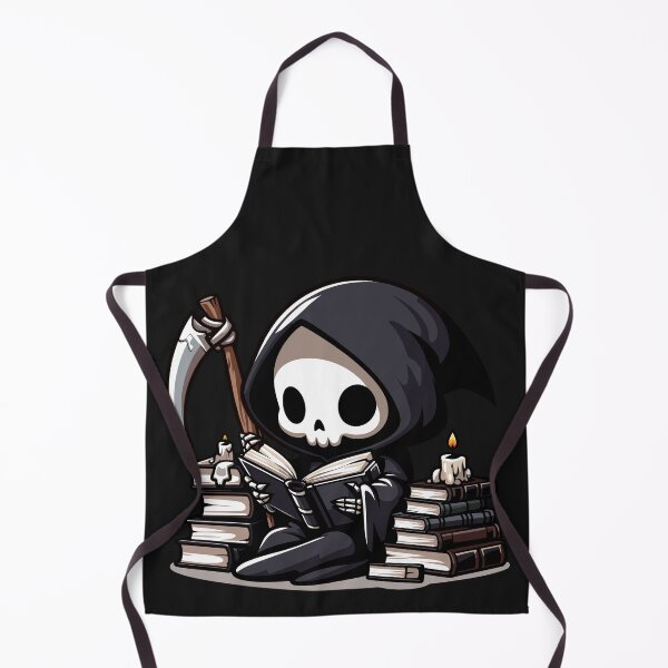 Item preview, Cute Reaper Reading a Book designed and sold by Kawaii-n-Spice.