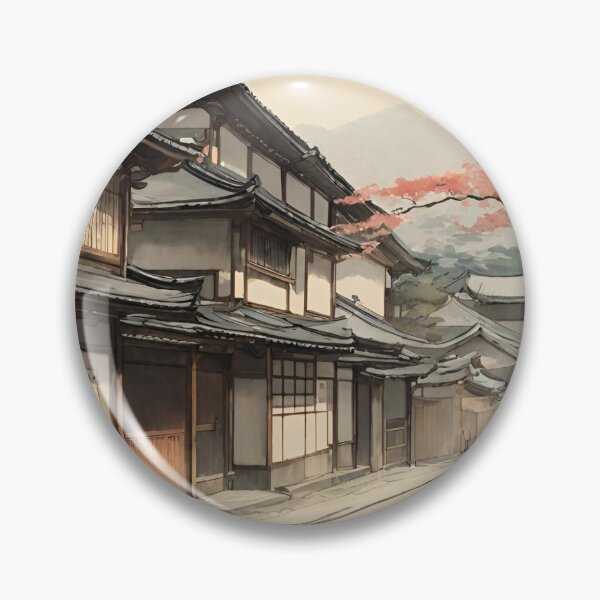 Item preview, Japanese Artwork Shin-hanga Reverie: "Nostalgic Streets of Edo" Artwork designed and sold by Creative Zense™.