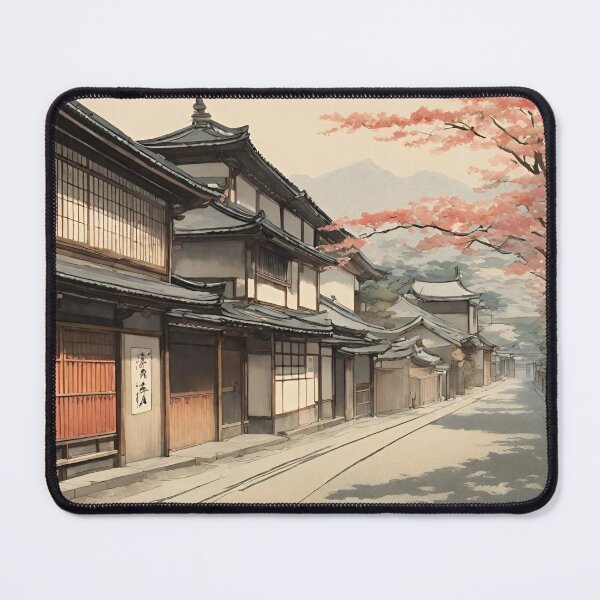 Item preview, Japanese Artwork Shin-hanga Reverie: "Nostalgic Streets of Edo" Artwork designed and sold by Creative Zense™.