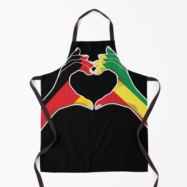 Item preview, Africa Pan-African Germany German Love Heart Peace designed and sold by FlagX.
