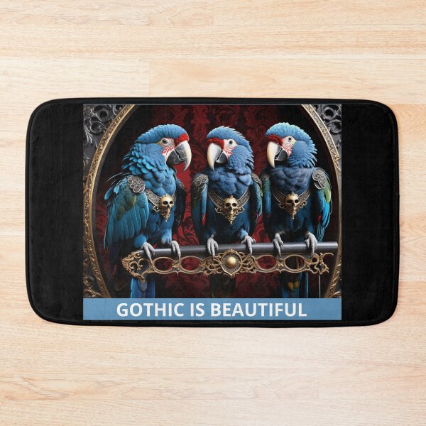 Item preview, Gothic blue parrots designed and sold by Astralia.