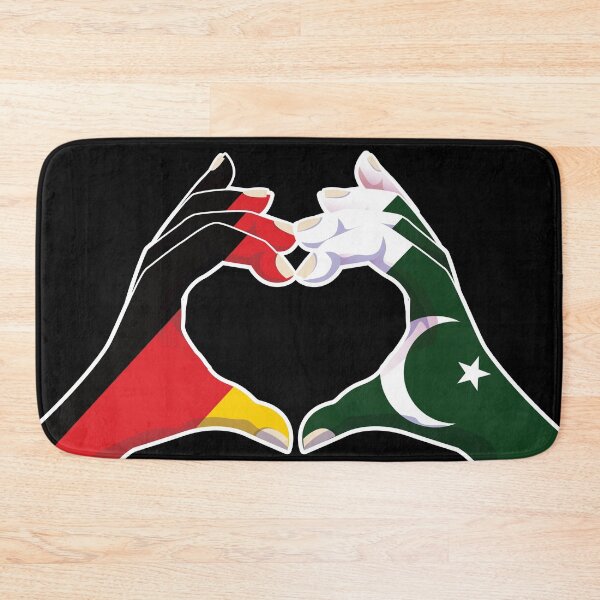 Item preview, Pakistan Pakistani Germany German Love Heart Peace designed and sold by FlagX.