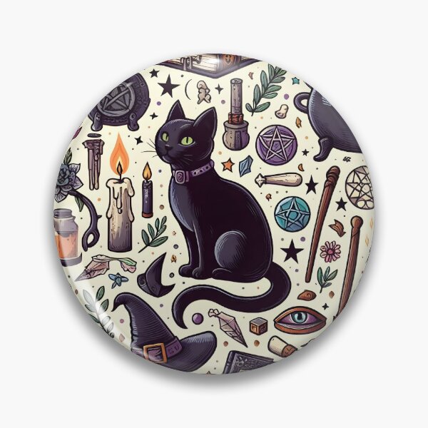 Item preview, Enchanting Elements: Witchcraft-Themed Seamless Design designed and sold by themoodpalette.