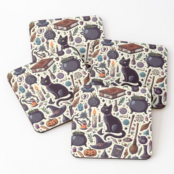 Item preview, Enchanting Elements: Witchcraft-Themed Seamless Design designed and sold by themoodpalette.