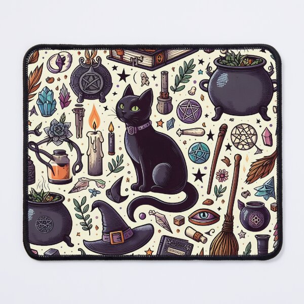 Item preview, Enchanting Elements: Witchcraft-Themed Seamless Design designed and sold by themoodpalette.