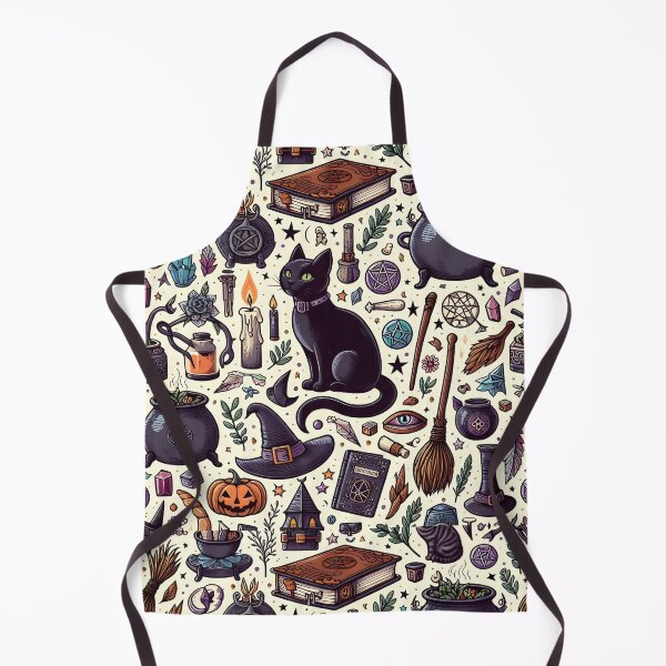 Item preview, Enchanting Elements: Witchcraft-Themed Seamless Design designed and sold by themoodpalette.