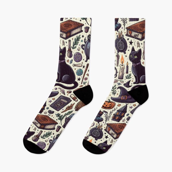 Item preview, Enchanting Elements: Witchcraft-Themed Seamless Design designed and sold by themoodpalette.