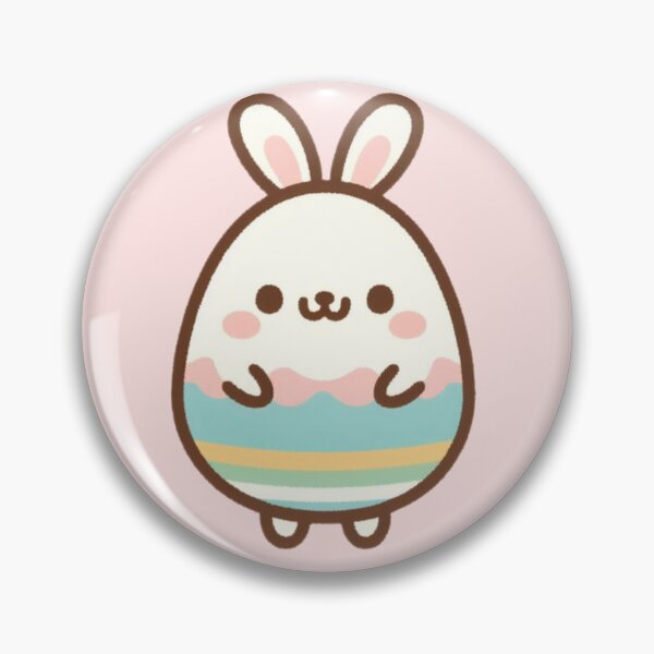 Item preview, Easter Egg Bunny Kawaii Sticker designed and sold by DolceLunaFinds.