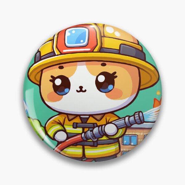 Item preview, Firefighter Kitten: Water Goes! designed and sold by Gacram.