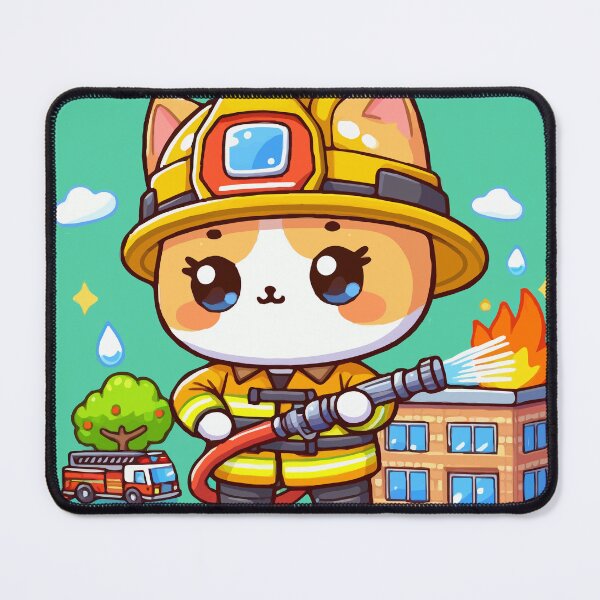 Item preview, Firefighter Kitten: Water Goes! designed and sold by Gacram.